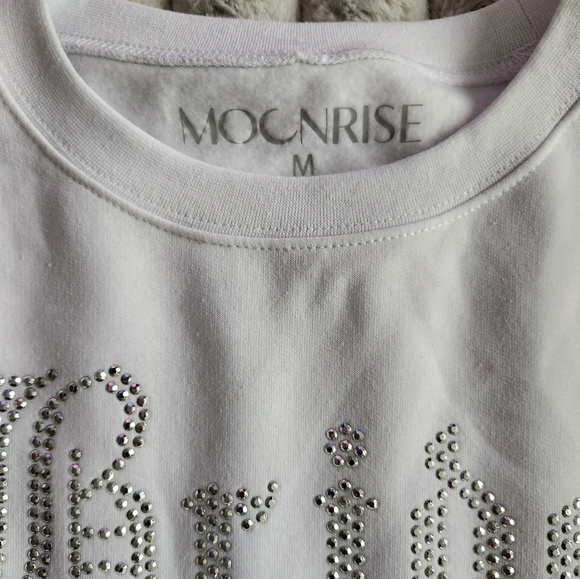 White Bride To Be Sweatshirt and Joggers Set Womens Size Medium - Picture 4 of 7